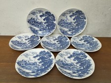 7 assiettes plate Gien BP