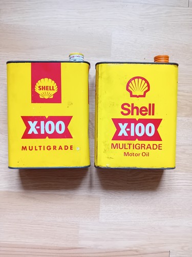 Anciens bidons huile - 2, shell