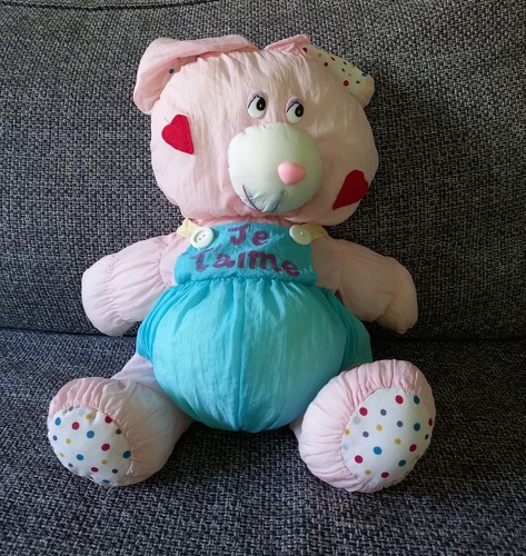 Peluche lapin je t aime - e4,