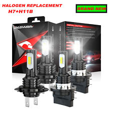 FOR Kia Soul 2012-2013 H7+H11B LED Headlights Bulb Combo Kit