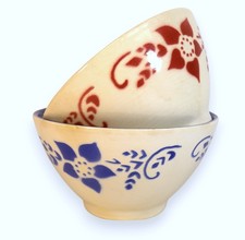 Duo of antique bowls from the Manufacture de Lunéville