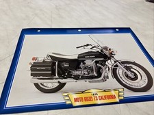 Moto Guzzi T3 850 California 1975 fiche carte moto passion collection Atlas