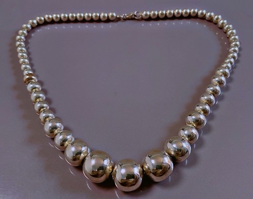 Superbe collier argent - , massif