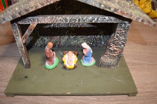 Crèche noel hauteur - crèche, de