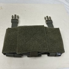 Defense Mechanisms Triple Rifle Placard W/ Wrap & Half Pocket Ranger Green