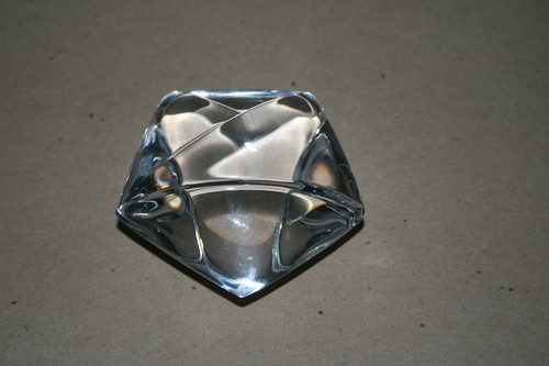 Presse papier cristal de - papier, en