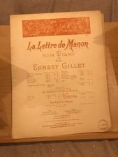 Ernest Gillet La Lettre de