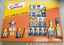 Matt Groening The Simpsons Rare Vintage 3-D Chess Game New 2000 UK