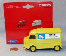 Nex Welly 1/43 : Citroën HY Tintin, le journal des jeunes + 64 Chromos Rizzla J