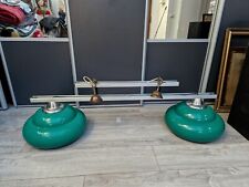 lustre de billard italien style retro globe vert 