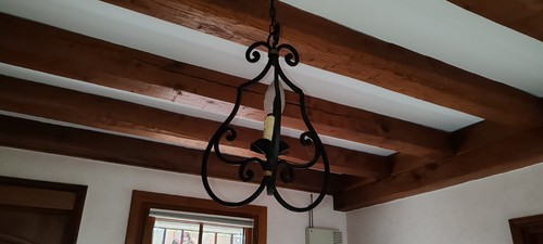 Lustre ancien fer forgé - ancien,