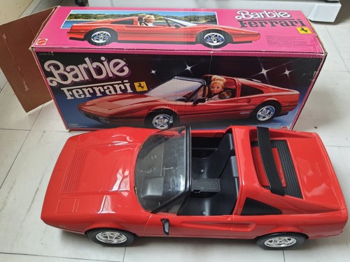 Voiture barbie ferrari mattel - ferrari,