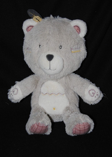 Peluche doudou ours timouki - doudou,