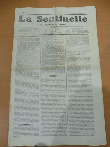 Très rare ancien journal - trÈs,