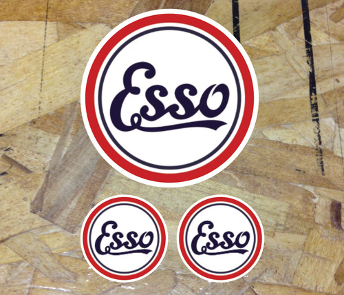 Esso oil vintage look vinyl - esso,