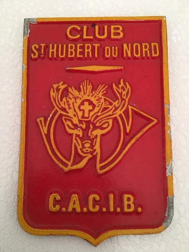 Plaque chasse courre en - courre,