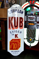 plaque émaillée kub bouillon