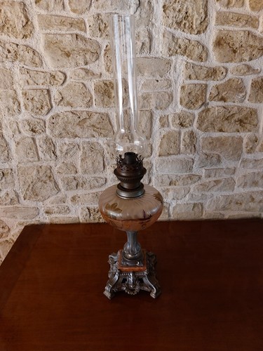 Belle lampe petrole verre - a,