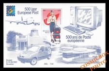 Bloc timbres Belges 500 ans de