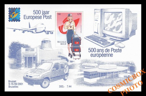 Bloc timbres belges 500 ans - belges, de