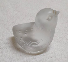 PETIT POUSSIN  EN CRISTAL