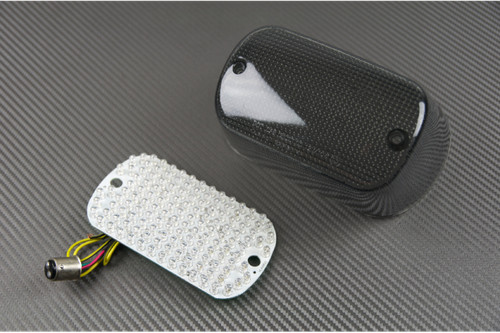 Feu arr led fumé noir - fumé,