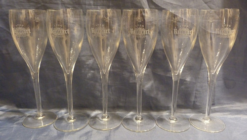 Champagne ruinart 6 flûtes - champagne,