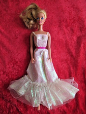 BARBIE en ROBE LONGUE MOIREE et TULLE - 99-5