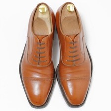 Stefano Bemer Perforated cap toe with inside feather 41