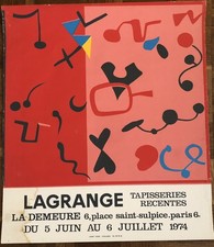 affiche en lithographie de