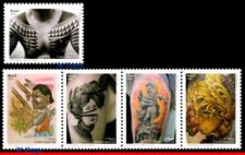 3348 a-e BRAZIL 2016 TATTOO, TATOO, ART ON SKIN, RHM B-200, SET MNH
