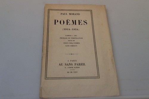 Paul morand poèmes - morand,