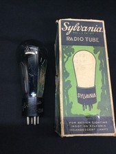 SYLVANIA SX 210 Rare MESH PLATE Amplifier GLOBE Vacuum tube W/ Box V.9093