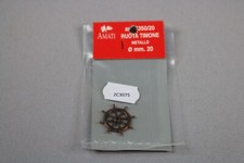 ZC3075 Amati 4350/20 Fitting Miniature Wheel Rudder Metal 20mm Steering