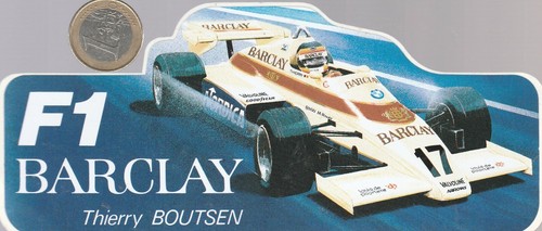 Autocollant automobile f1 - automobile.,
