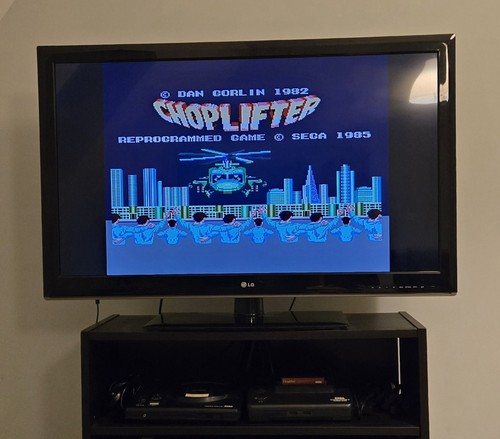 Sega choplifter master - choplifter,