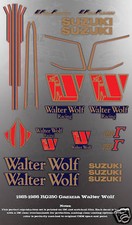 SUZUKI RG250 RG500 GAMMA WALTER WOLF DECAL GRAPHIC SET