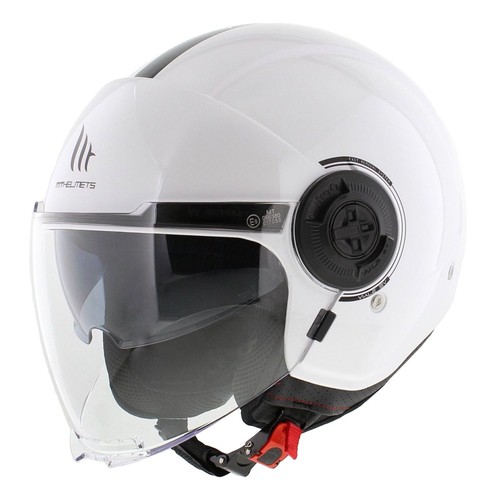 Casque jet viale blanc - casque,