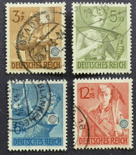 Empire Allemand MiNr. 850-853