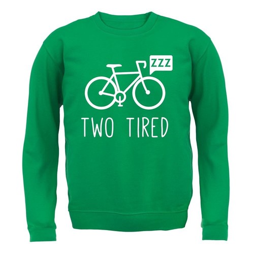 Deux vélos fatigués sweat - deux,