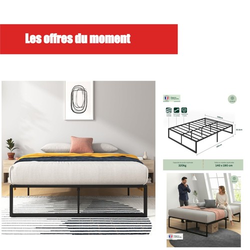 Zinus lorelai sommier 140x190 - zinus,
