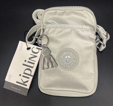 Kipling Women's Tally Live Light Minibag Crossbody Mini Bag Silver NWT