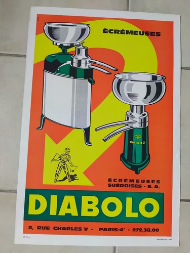 Diabolo affiche publicitaire - diabolo,