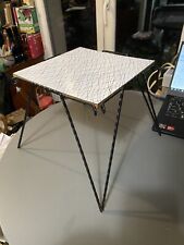 petite table d’appoint, porte plante vintage 50, 60, 70 Tablette en formica.