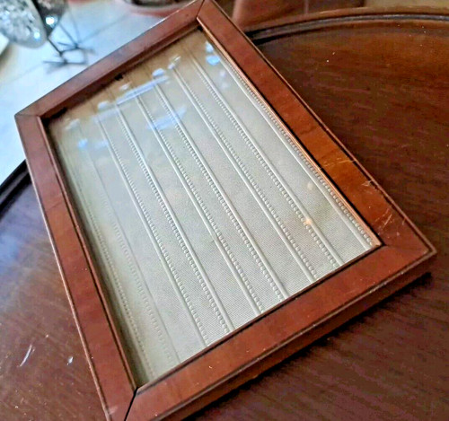 Antique wooden frame marquetry
