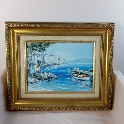 Tableau bord mer signé - de,