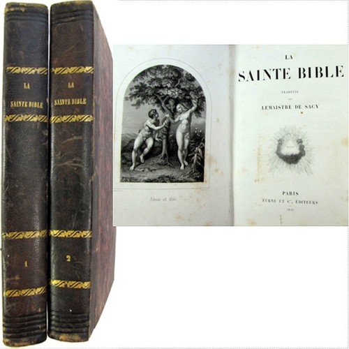 Sainte bible lemaistre de - bible,
