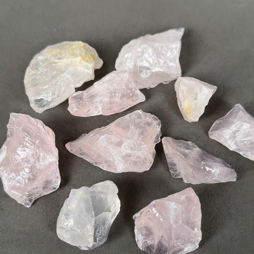 Lot pierres quartz - pierres, rose