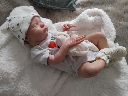 Bébé reborn endormi - endormi, téo