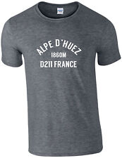 ALPE D'HUEZ CYCLING T-SHIRT, TOUR DE FRANCE, CLASSIC CLIMBS, ALPS, ALL SIZES